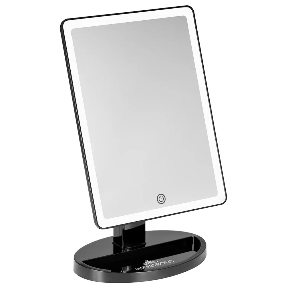 Touch Ultra LED Lighted Vanity Mirror with Touch Sensor - Black Frame NIB💋🪩